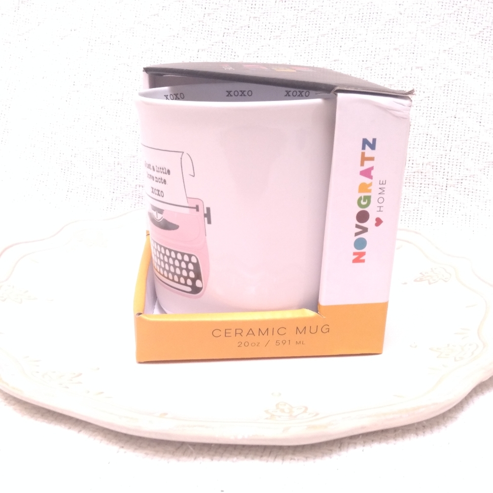Novogratz Home Just a Little Love Note Ceramic Mug - Picture 2 of 8